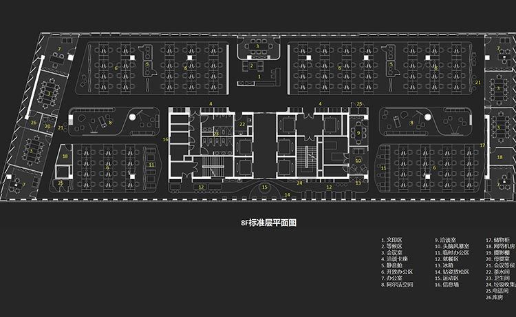 合肥卓創(chuàng)裝飾為您分析整層辦公樓設(shè)計(jì)方案